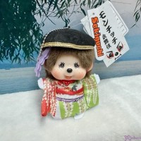205844 Japan Limited Monchhichi Kabuki Mascot Girl ~ NEW ~ 205844 Japan Limited Monchhichi Kabuki Mascot Girl ~ NEW ~