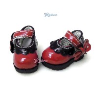 SHP112RDB 16cm Lati Yellow Mary Jane Strap Shoes Black Red SHP112RDB 16cm Lati Yellow Mary Jane Strap Shoes Black Red